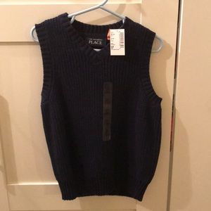 Navy Blue sweater vest 3T NWT